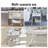 30.9 in. H x 28 in. W Utility Cart