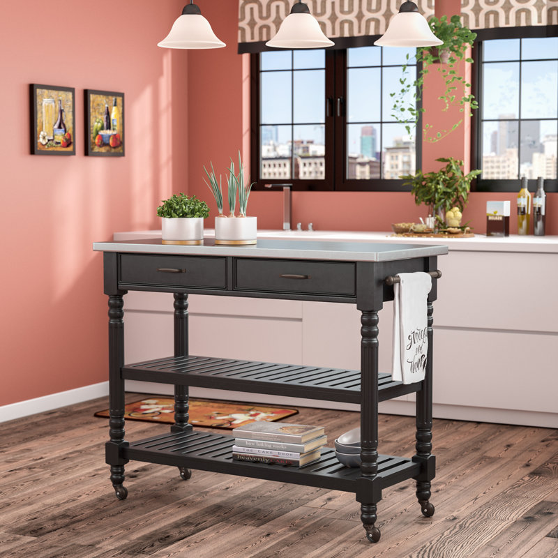 Dobbs Kitchen Cart, Black