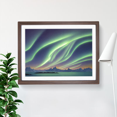 Illuminated Northern Lights - Framed Print