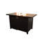 Table de foyer d'extérieur en acier avec couvercle Apisan H 25 po x l 43 po
