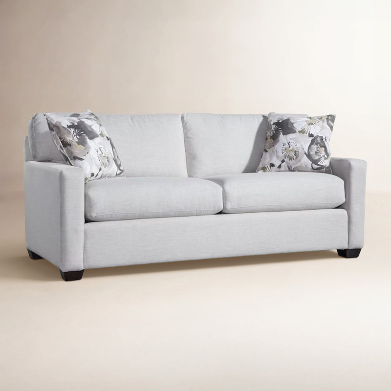 Gramercy Park Sofa, White Performance Fabric;0851-94, Java