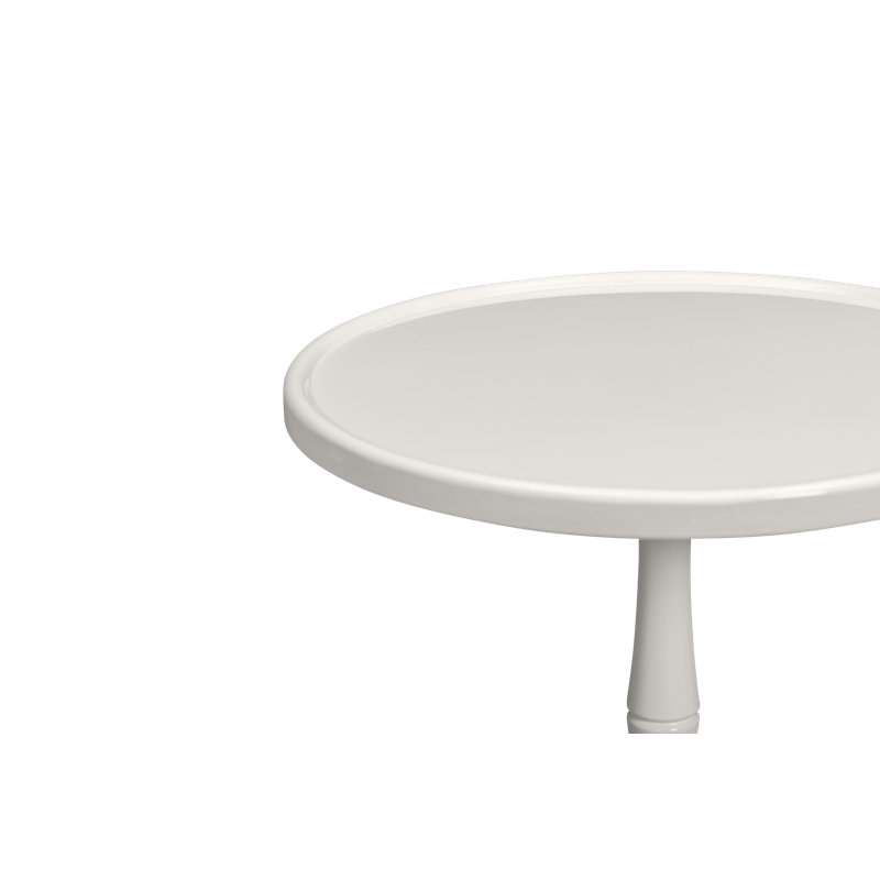 Colonnade Spot Table, Silk Linen