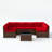 Treyshun Wicker Reversible Patio Seating Group with Cushions-728881870-676687682