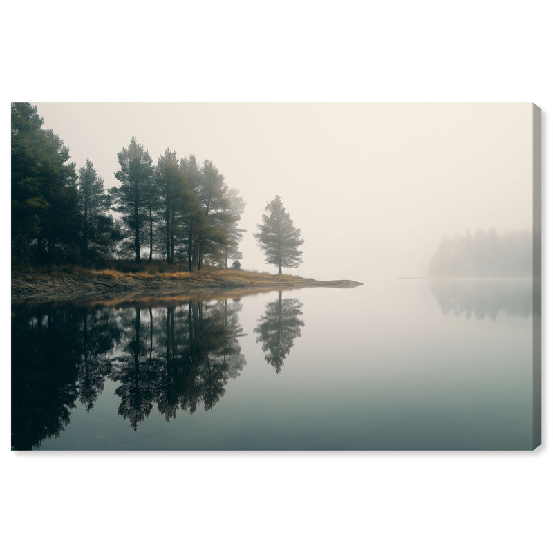 Morning Lake III Print by Oliver Gal, 16" H x 24" W, Gallery Wrapped