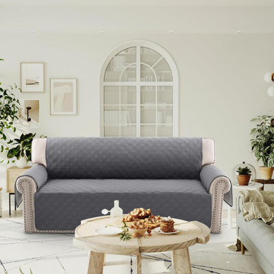 Housses de canapé 100% imperméables pour canapé à 3 coussins Housses de canapé modernes avec sangles élastiques Protecteur de meubles doux et épais pour animaux de compagnie