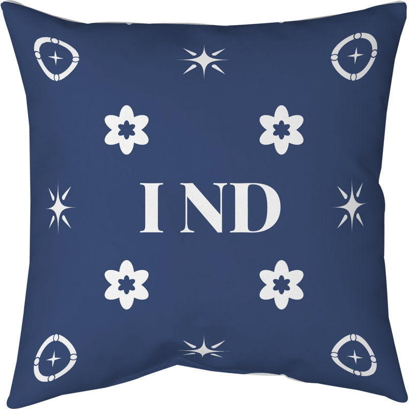 Coussin en coton croisé Indianapolis