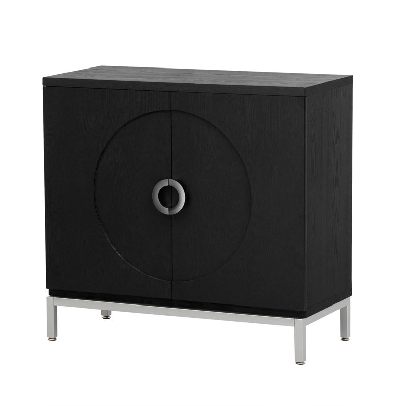 Armoire de rangement simple, Noir