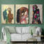 «Woman Strong I», reproduction sur toile 3 pièces-91891169-91891167