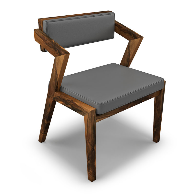 Fauteuil en cuir, Gris, 8 Pieces