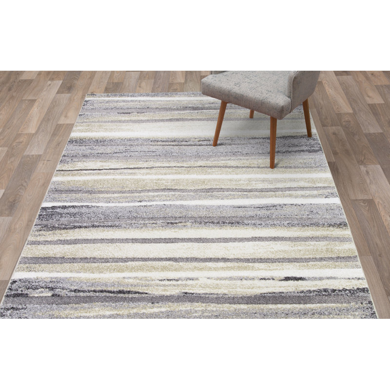 Roseman Striped Indoor Rug, Rectangle 7'10" x 9'10"
