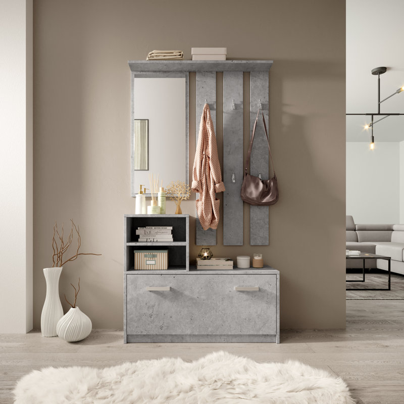 Neophytos Hall Tree with Storage Bench and Shoe Storage