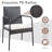 Outdoor Dining Armchair with Cushions