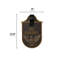 Eagle Flagpole Holder Plaque, Standard Wall 2-line