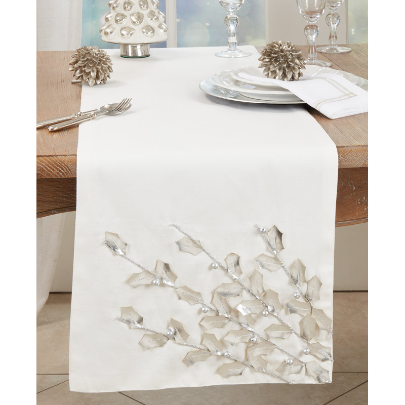 Chemin de table Holiday, Argent