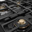 ZLINE Cuisinière à gaz 30 po avec surface de cuisson DuoPro et four à convection en acier inoxydable noir ZLINE-128905027-128905030