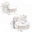 Fauteuil pivotant surdimensionné 52,75 po, pivotant sur 360 °-1360855805