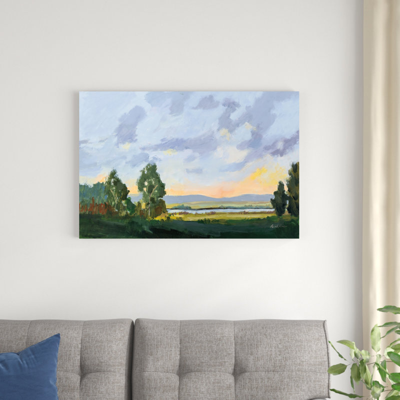 Soir ciel I, H 36 po x l 24 po x P 1,25 po
