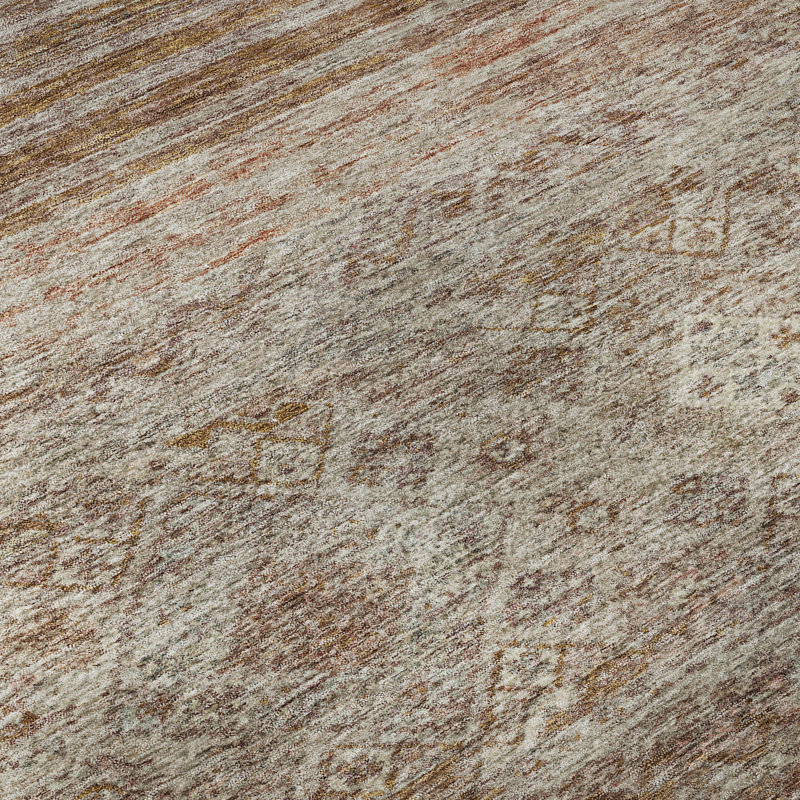 Premium Machine Washable Jaylin AMF1219 Global Rug, Rectangle 9' x 12'