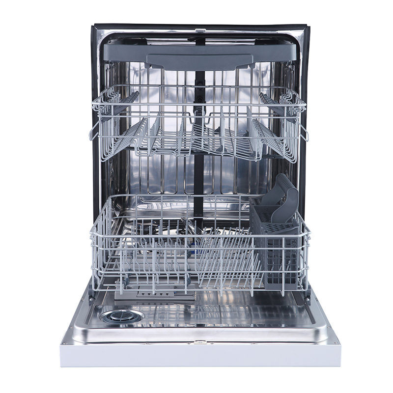 Lave-vaisselle à commande numérique 24 po 48 dBA, Blanc