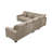 Laguna Modular Corduroy Sectional-1152543603