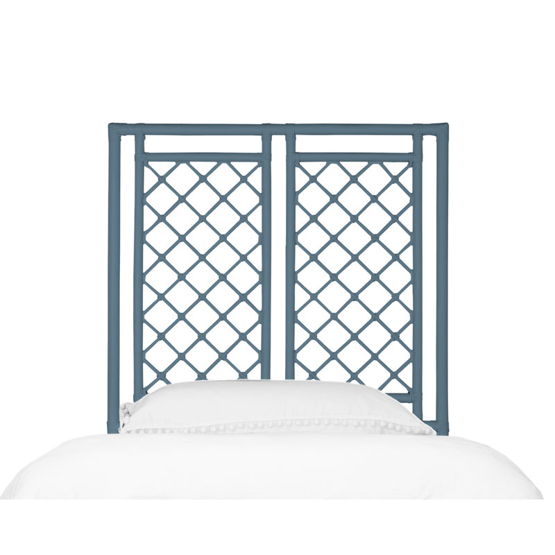 X And Diamond Headboard, Twin, Regatta Blue