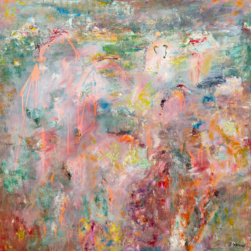 Ensemble de pensées douces sur toile