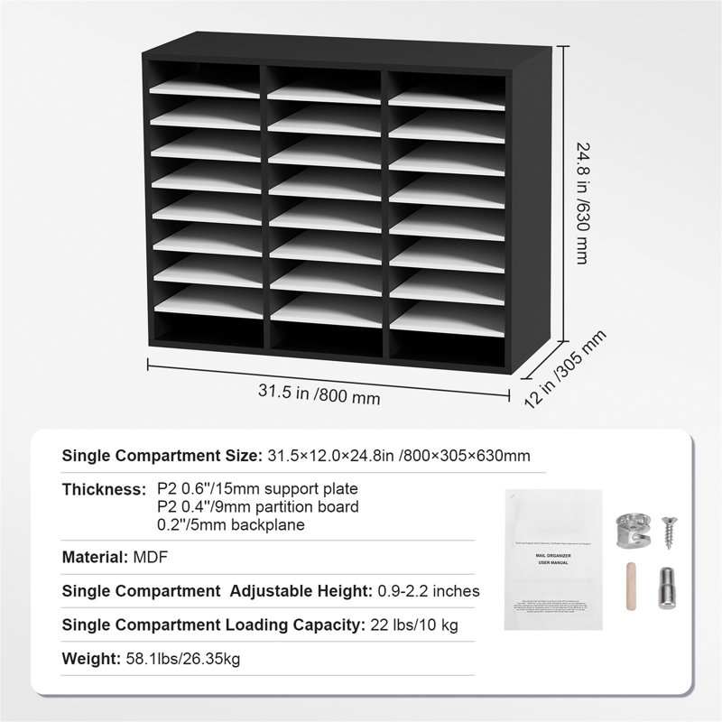 Rangement à 27 compartiments