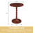 Pettegrow Spindle End Table-1503517548
