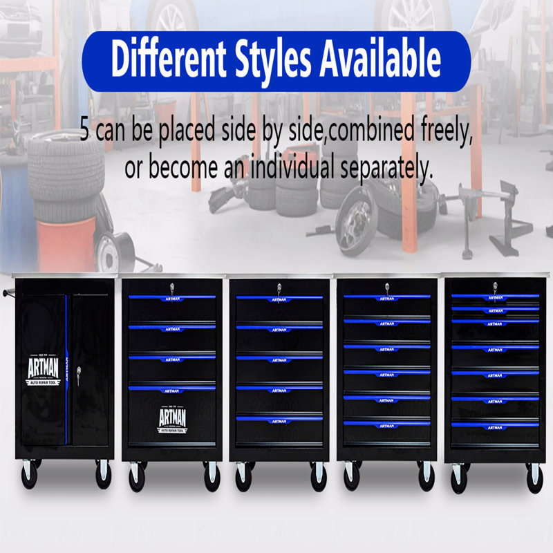 6 Drawers Multifunctional Tool Cart With Wheels