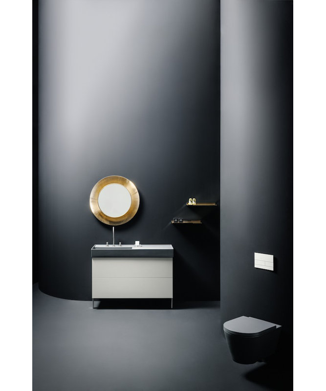 Kartell Flat Wall Mirror, Crystal Transparent