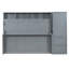 Lit escamotable double pleine grandeur avec placard et tiroirs