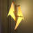 Saryan 69" Polished LED Novelty Floor Lamp with Outlet