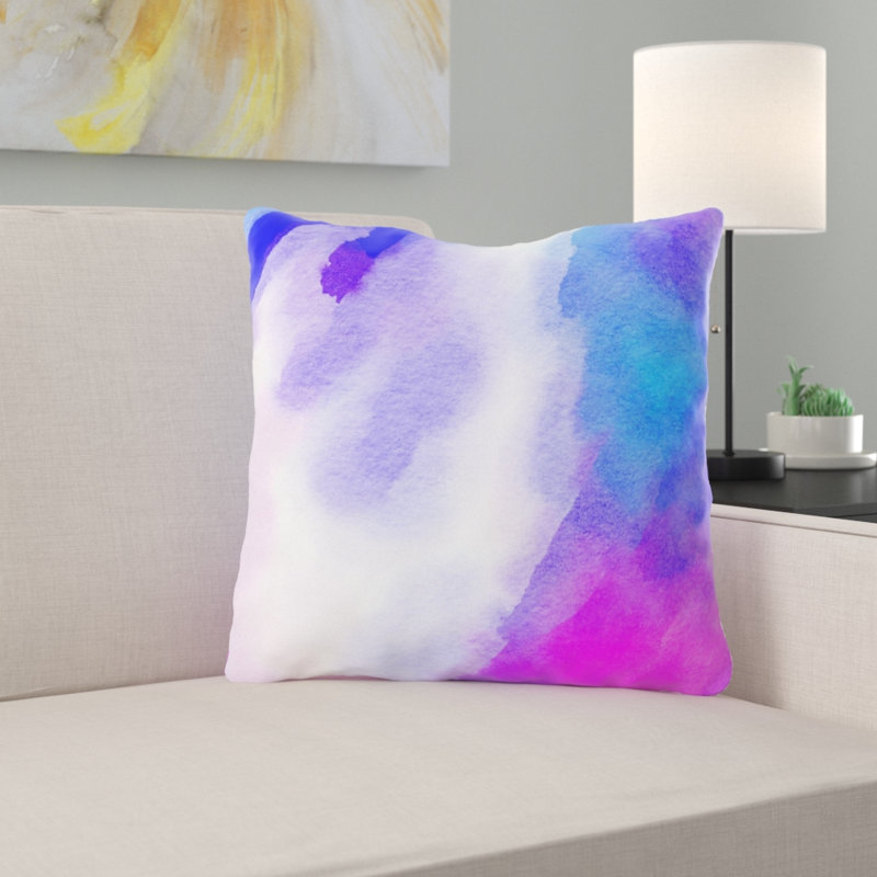 Housse de coussin carré Olinda, Microsuède, Intérieur