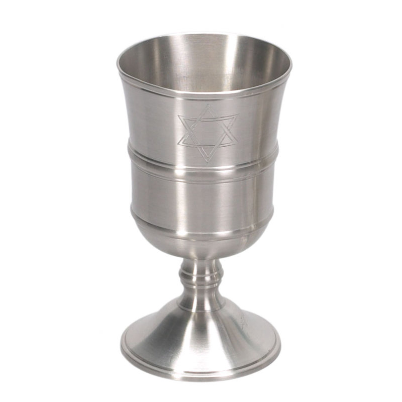 Tasse giddush étain