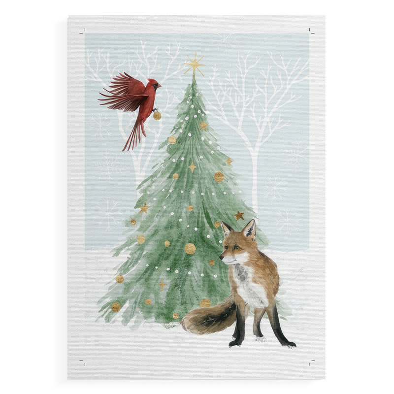 Collection Christmas in the Forest - impression sur toile seulement - non encadrée, H 12 po x l 8 po