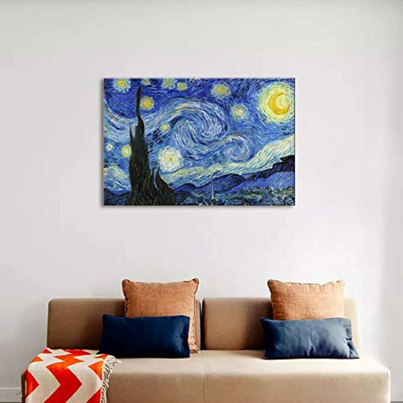 Impression sur toile, cadre flottant