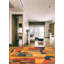 Tapis zone en laine orange/rouge/vert 8 pi 3 po x 9 pi 10 po one-of-kind-noué la main new age anatolian