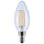 4.5 Watt LED B11 3000K-2000K Warm Dimming Candelabra Base Clear Finish
