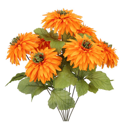 Bouquet de 7 tiges de fleurs artificielles pour bureau à domicile, mariage, décoration de restaurant