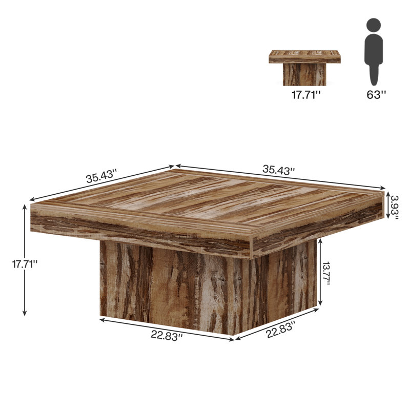 Table basse, Chêne / chêne
