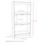 Quincy 47'' H x 24'' W Standard Bookcase-1525636048
