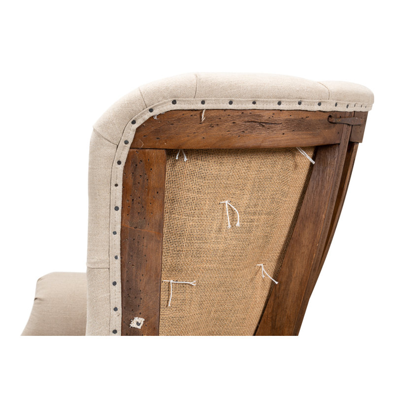 Welsh Leather Wingback Chair