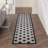 Tapis noir Newton Houndstooth-2128070611