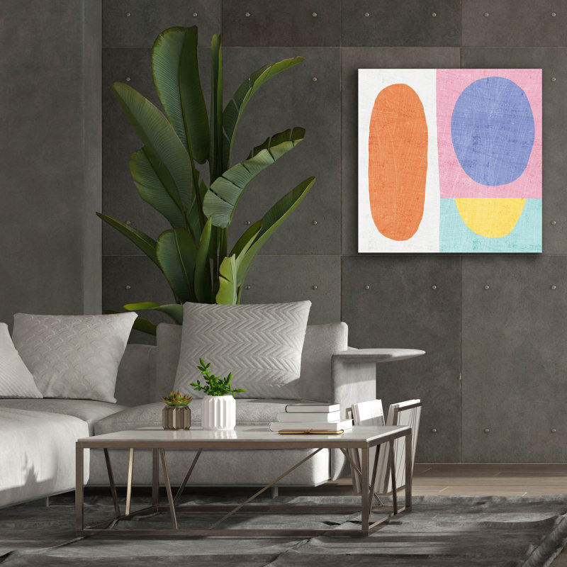  «Pastel 1» par Wild Apple Portfolio, art mural sur toile, 37 po x 37 po