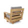 Madera Outdoor 15 - Piece Teak Conversation Set