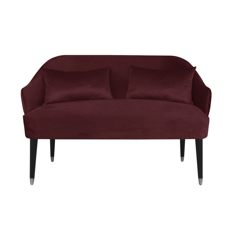 Emi 2 Seater Sofa, Burgundy