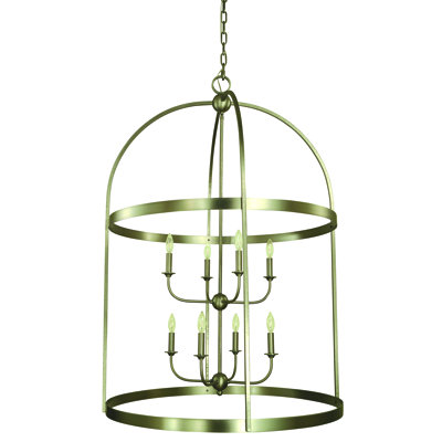 Binyameen 8 - Light Lantern Geometric Chandelier