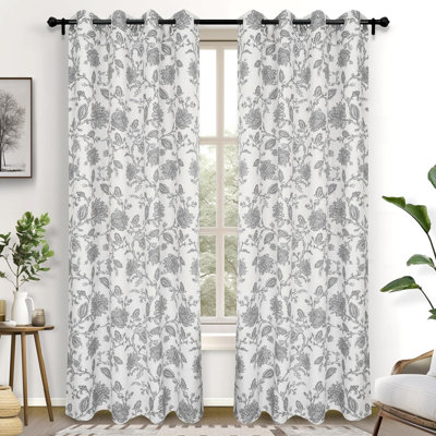Zawacki Linen Blend Blackout Sliding Panel Pair
