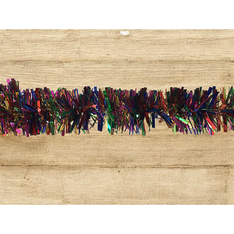 8cm Faux Garland, Rainbow