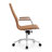 Set of 2 Modern High Back Office Desk Chair | Upholstered Ribbed PU Leather with Metal Frame | Computer Armchair for Home, Executive, Conference, Meetings-1747886310-1757802637